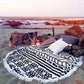 Black Round Beach Towel-1