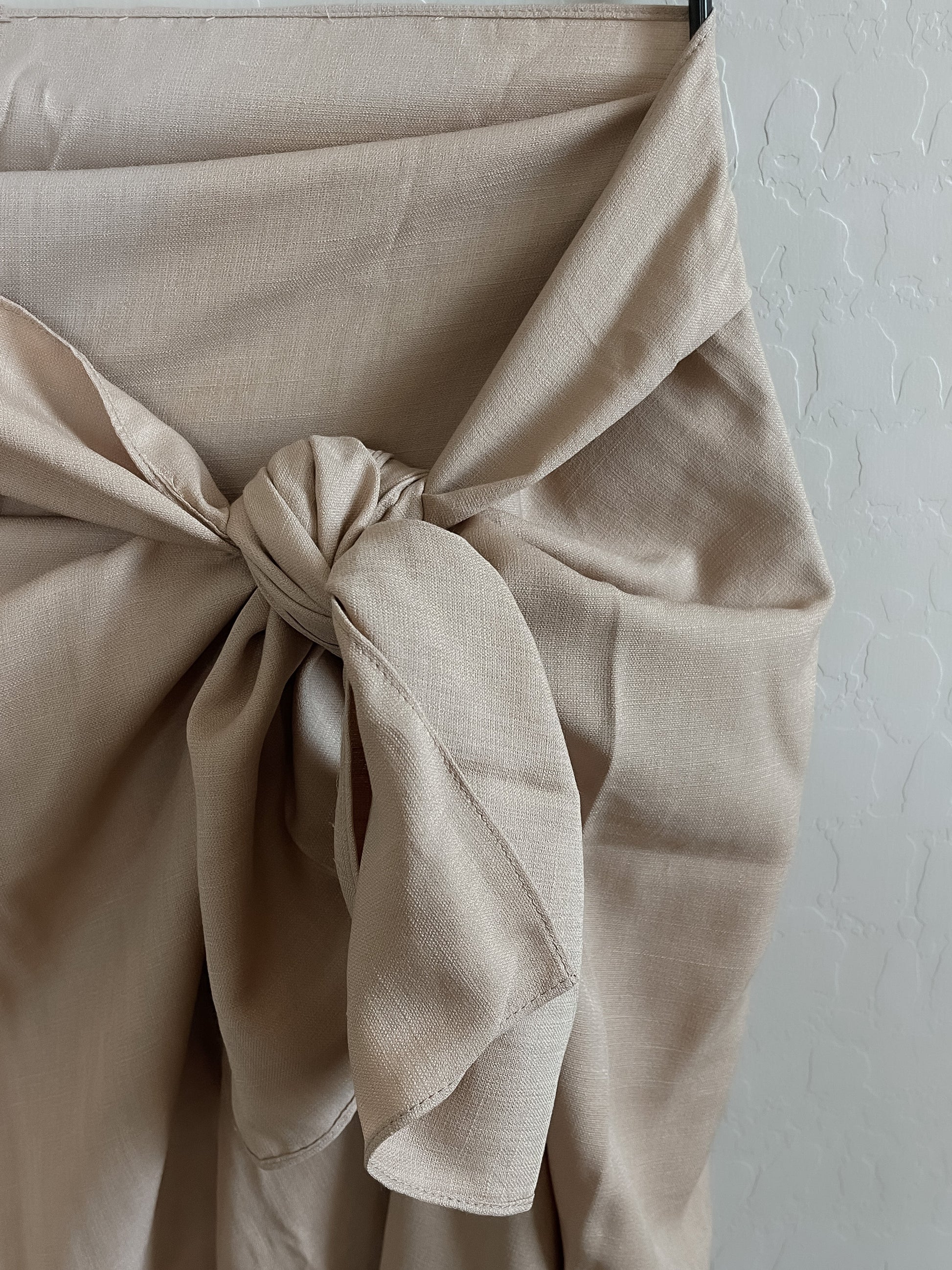 Beige Beach Sarong-1