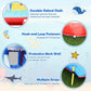4-in-1 Inflatable Water Slide Park with Long Slide and 735W Blower-3