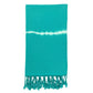 Teal Tie Dye Turkish Beach Towel-0